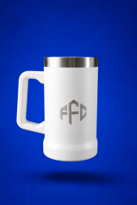 Caneca Térmica FFC de Aço Inox 700ml Branca